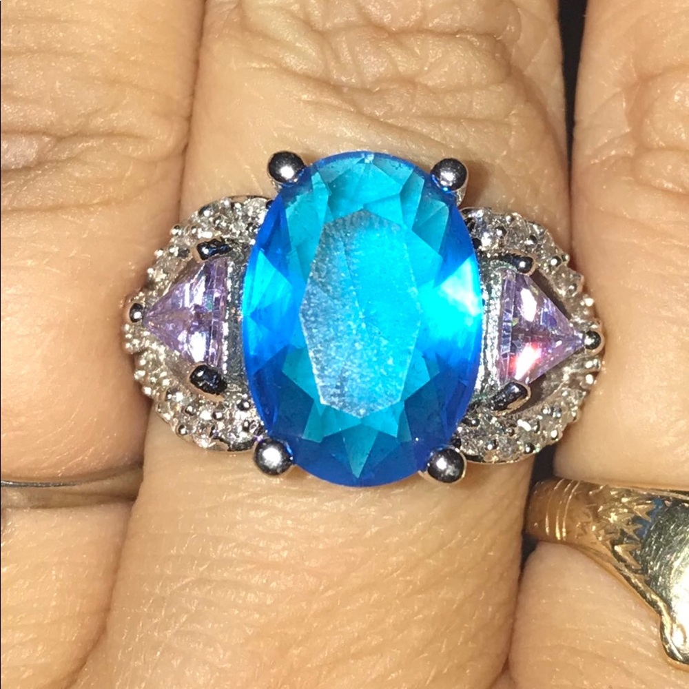 Blue Stone Ring - image 7